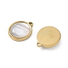 Natural Freshwater Shell Pendants SA-CBA11D7-10A-G-2