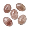 Natural Strawberry Quartz Cabochons G-C115-01A-18-1