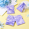 10Pcs Brocade Good Luck Fortune Drawstring Gift Blessing Bags PAAG-TADJ0001-01H-4