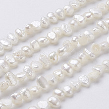 Natural Cultured Freshwater Pearl Beads Strands PEAR-P002-53B