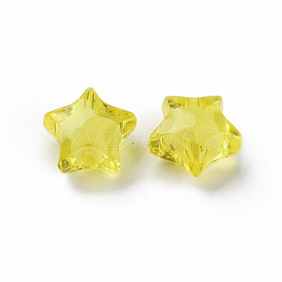 Transparent Acrylic Beads TACR-S152-02A-717-1