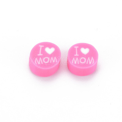Handmade Polymer Clay Beads CLAY-T019-11H-1