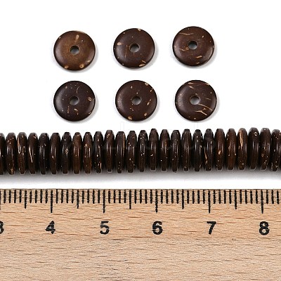 Natural Coconut Bead Strands X-BSHE-P021-23-8mm-1