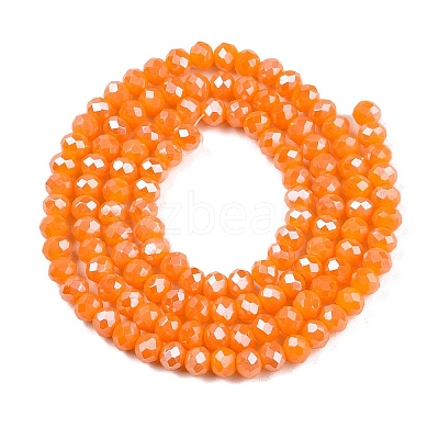 Electroplate Glass Beads Strands EGLA-A044-P3mm-A29-1