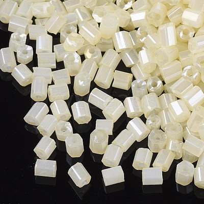 8/0 Two Cut Glass Seed Beads SEED-S033-07A-02-1