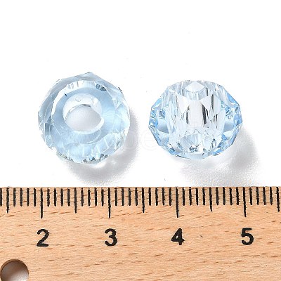 Transparent Resin European Beads X1-RESI-B020-05D-1