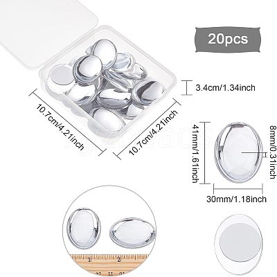 20Pcs Extra Large Jewelry Sticker TACR-FG0001-11-1
