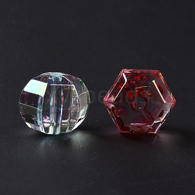 Transparent Acrylic Beads OACR-P011-07J-1