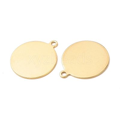 Ion Plating(IP) 201 Stainless Steel Pendants STAS-A056-06G-1