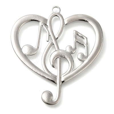 Anti-Tarnish 304 Stainless Steel Pendants STAS-I310-03P-1