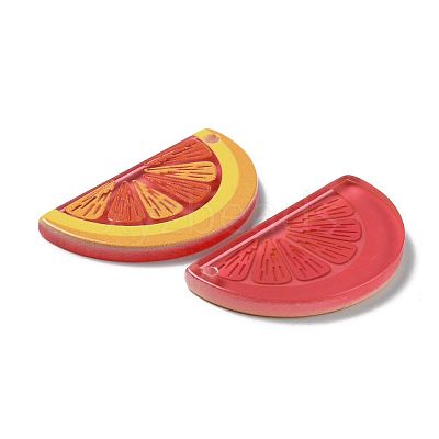 Translucent Acrylic Pendants TACR-T021-41B-1
