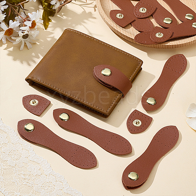 12 Bags Imitation Leather Buckles FIND-AR0006-78-1