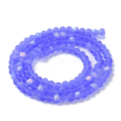Transparent Glass Beads Strands X1-EGLA-A034-T4mm-MB14-1
