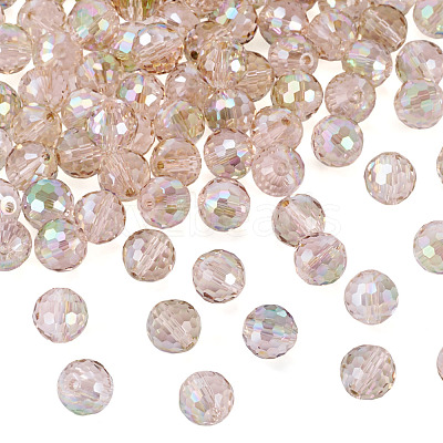 80Pcs AB Color Plated Glass Beads EGLA-TA0013-18-1