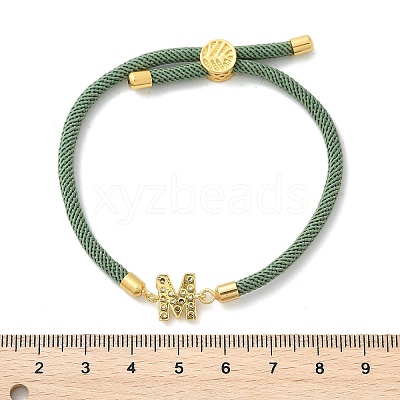 Adjustable Nylon Cord Bracelets X-BJEW-C096-01G-13-1