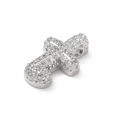 Brass Micro Pave Cubic Zirconia Pendants KK-A300-02P-T-1