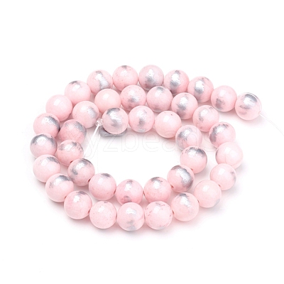 Natural Mashan Jade Beads Strands G-G833-8mm-13-1