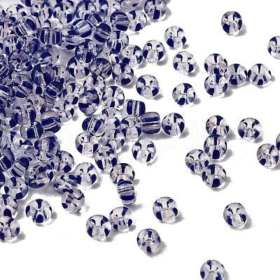 Transparent Stripe Glass Seed Beads LS-GLAA-NH0001-06J-1