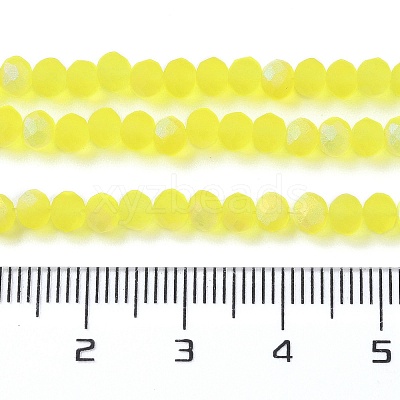 Transparent Glass Beads Strands EGLA-A034-T4mm-MB29-1
