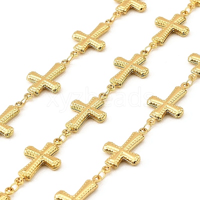 304 Stainless Steel Cross Link Chains CHS-G042-01G-03-1