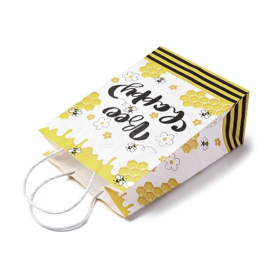 Bees Theme Rectangle Paper Bags CARB-F012-02A-1