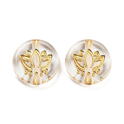 Plating Transparent Acrylic Beads LS-OACR-A024-01B-1