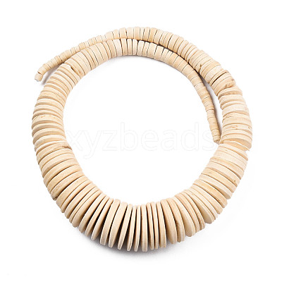 Coconut Beads Strands COCB-Q001-1-1