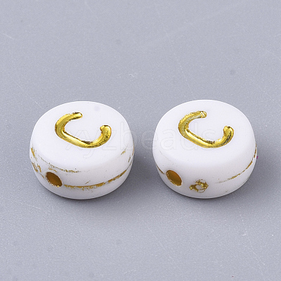 Plating Acrylic Beads X-PACR-R242-01C-1