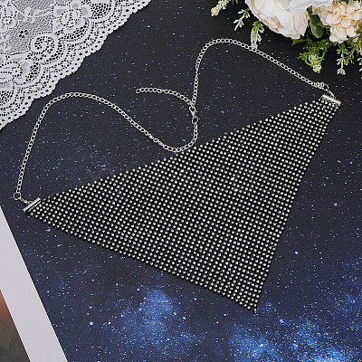 Triangle Alloy Headwear Masquerade Masks AJEW-WH20067-054EB-1