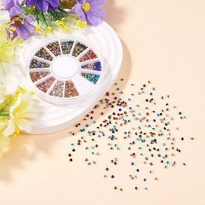 Pointed Back Glass Rhinestone Cabochons RGLA-YS0001-04A-1