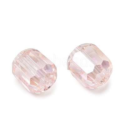 Electroplate Column Glass Beads EGLA-A043-02-AB17-1