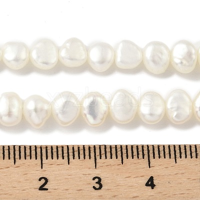 Natural Cultured Freshwater Pearl Beads Strands PEAR-A006-04H-1