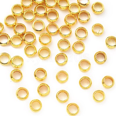 Brass Crimp Beads KK-S509-01G-06-1