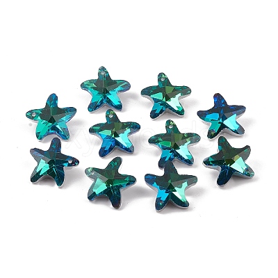 Electroplate Glass Pendants LS-GLAA-A008-03B-1