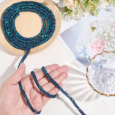 AB Plastic Glitter Sequin Rope for DIY Wedding Dresses Costume Clothing Shoes Jewelry Accessory OCOR-WH20007-02A-03-1