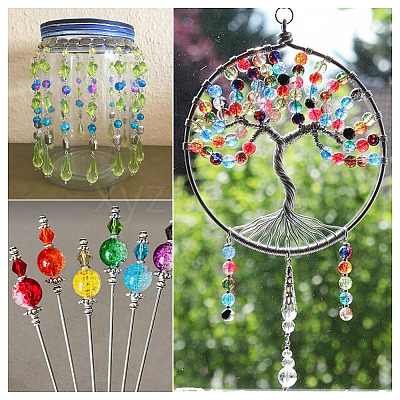 12 Colors Crackle Glass Beads CCG-TA0002-05A-1