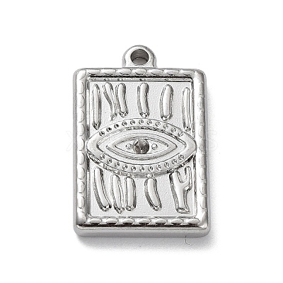 Tarnish Resistant 304 Stainless Steel Pendant Rhinestone Settings STAS-M323-56P-1