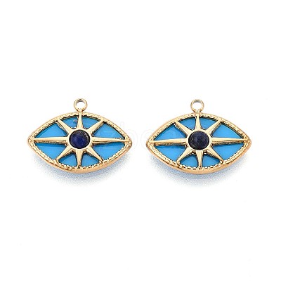 304 Stainless Steel & Acrylic Pendants STAS-N109-160G-1