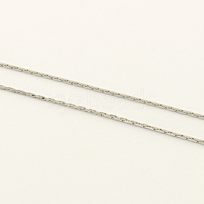 Non-Tarnish 3.28 Feet 304 Stainless Steel Boston Chain X-CHS-R007-0.8mm-1