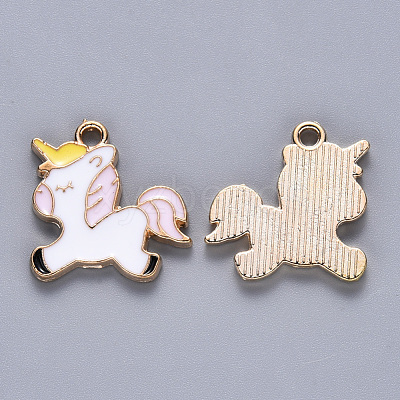 Alloy Enamel Pendants ENAM-N054-013B-1