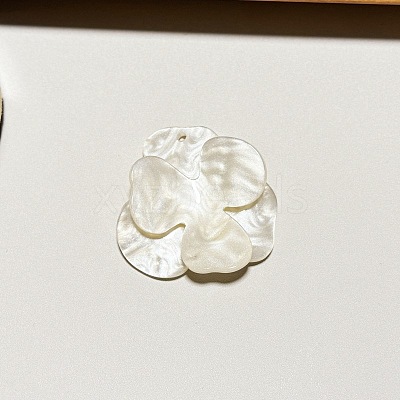 3D Flower Acrylic Pendants OACR-H116-09B-1