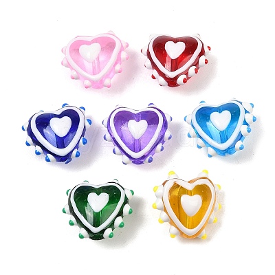 Handmade Lampwork Beads LAMP-D003-02-1