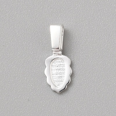 925 Sterling Silver Pinch Bails STER-WH20003-04S-1