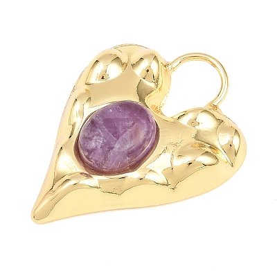 Natural Amethyst Pendants GG-G001-02G-03-1
