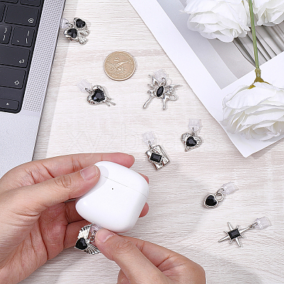 8Pcs Plastic Mobile Dustproof Plugs HJEW-SC00197-1