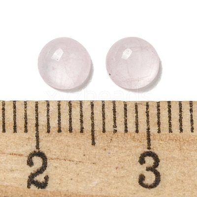 Natural Rose Quartz Cabochons G-Q173-01B-09-1