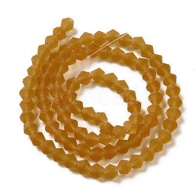 Imitate Austrian Crystal Frosted Glass Beads Strands EGLA-A039-T6mm-MD28-1
