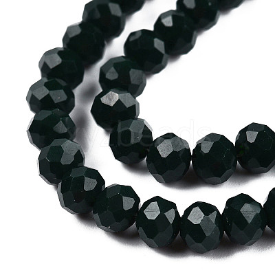 Opaque Solid Color Imitation Jade Glass Beads Strands LS-EGLA-A044-P4mm-D12-1
