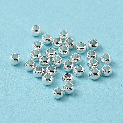 Rack Plating Brass Beads KK-E070-01A-S-1