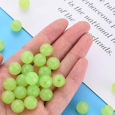 Imitation Jelly Acrylic Beads MACR-S373-97B-E06-1